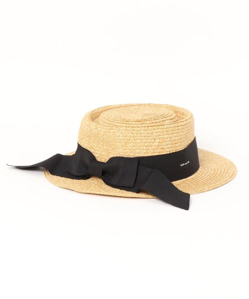 quoti use fith（クゥオティ　ユース　フィス）の「ポークパイ カンカン帽（ハット・キッズ・ブラウン/ブラック・FREE）」の3枚目の写真