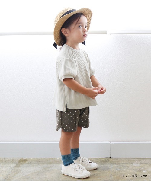 quoti use fith（クゥオティ　ユース　フィス）の「ポークパイ カンカン帽（ハット・キッズ・ブラウン/ブラック・FREE）」の5枚目の写真