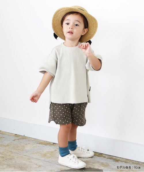 quoti use fith（クゥオティ　ユース　フィス）の「ポークパイ カンカン帽（ハット・キッズ・ブラウン/ブラック・FREE）」の6枚目の写真