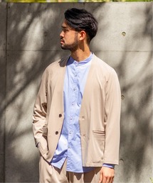 EDIFICE | 2ボタン カラーレス ジャケット(ノーカラージャケット)