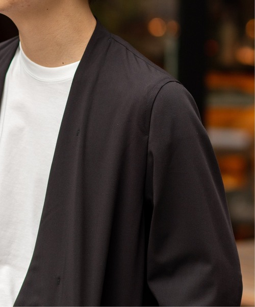 EDIFICE(エディフィス)の「2ボタン カラーレス ジャケット(ノーカラージャケット・メンズ・ブラック/ベージュ系その他・SMALL/MEDIUM/LARGE)」の9枚目の写真