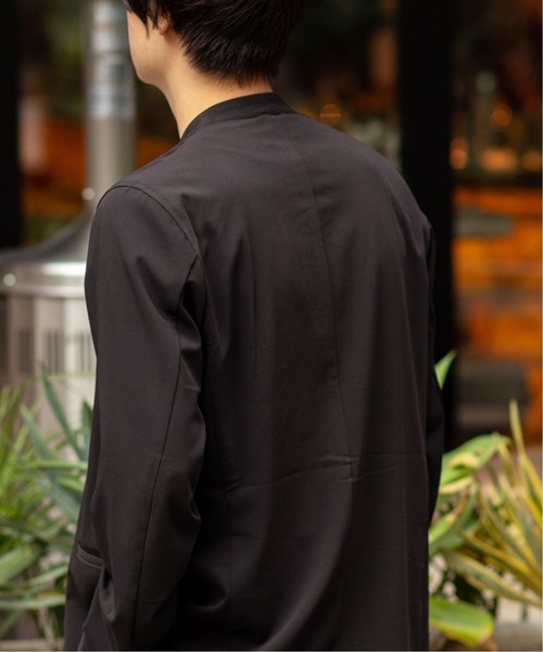 EDIFICE(エディフィス)の「2ボタン カラーレス ジャケット(ノーカラージャケット・メンズ・ブラック/ベージュ系その他・SMALL/MEDIUM/LARGE)」の11枚目の写真
