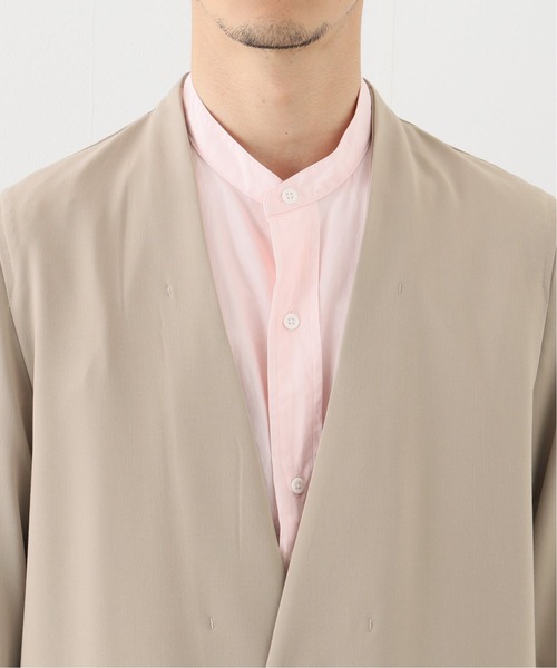 EDIFICE(エディフィス)の「2ボタン カラーレス ジャケット(ノーカラージャケット・メンズ・ブラック/ベージュ系その他・SMALL/MEDIUM/LARGE)」の19枚目の写真