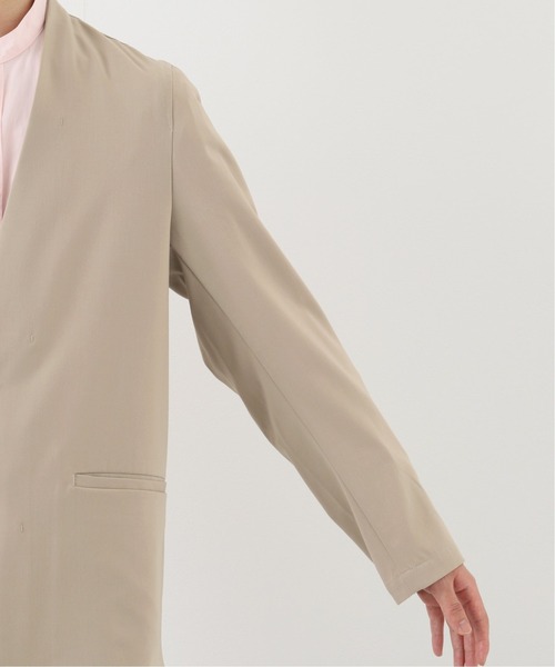 EDIFICE(エディフィス)の「2ボタン カラーレス ジャケット(ノーカラージャケット・メンズ・ブラック/ベージュ系その他・SMALL/MEDIUM/LARGE)」の21枚目の写真
