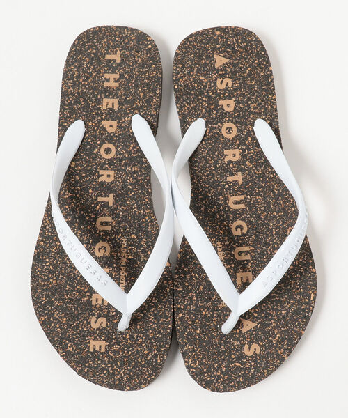 International Gallery BEAMS（インターナショナルギャラリービームス）の「ASPORTUGUESAS / コルクフットベッド ビーチサンダル（サンダル・メンズ・ブラック/ホワイト・39-40/43-44/41-42）」の9枚目の写真