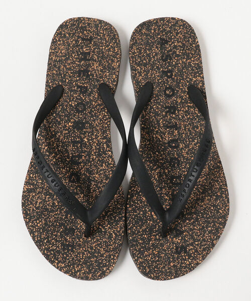 International Gallery BEAMS（インターナショナルギャラリービームス）の「ASPORTUGUESAS / コルクフットベッド ビーチサンダル（サンダル・メンズ・ブラック/ホワイト・39-40/43-44/41-42）」の5枚目の写真