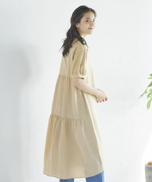 LIPSTAR | バック布帛ティアードワンピース(ワンピース)