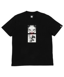 HIPANDA ハイパンダ メンズ リアルパンダ・プリント 半袖Tシャツ