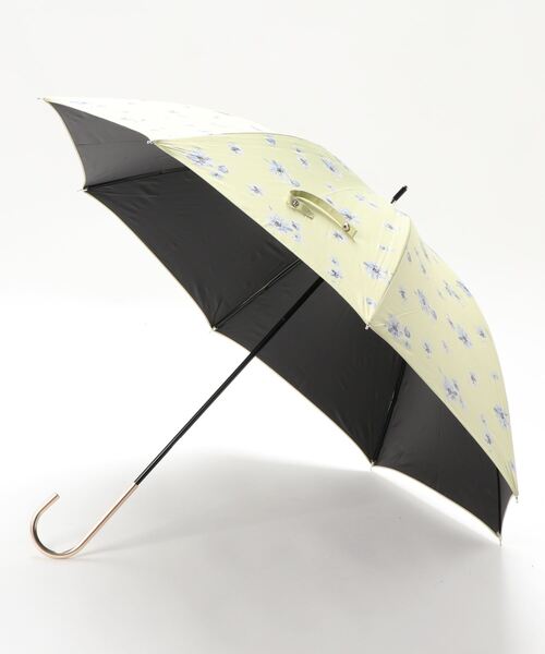 Dita（ディータ）の「【晴雨兼用傘】PUフローラルプリント 日傘（長傘・レディース・サックスブルー/レモンイエロー/ホワイト・FREE）」の9枚目の写真