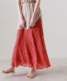 Cheek | シアーチェックマーメイドスカート(スカート)