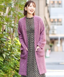チチカカ | スリットニットロング　カーディガン(カーディガン/ボレロ)