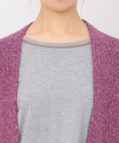 チチカカ（チチカカ）の「スリットニットロング　カーディガン（カーディガン/ボレロ・レディース・ベージュ/カーキ/ピンク・FREE）」の12枚目の写真