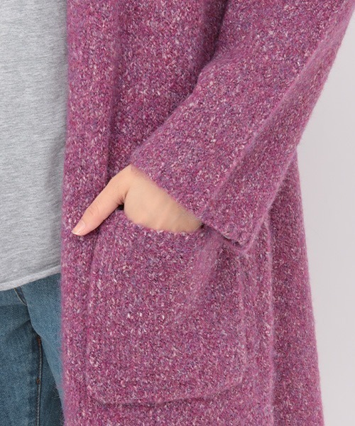 チチカカ（チチカカ）の「スリットニットロング　カーディガン（カーディガン/ボレロ・レディース・ベージュ/カーキ/ピンク・FREE）」の13枚目の写真