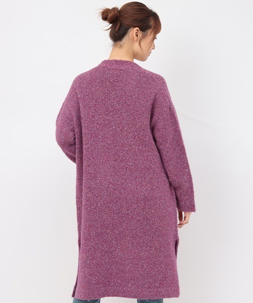 チチカカ（チチカカ）の「スリットニットロング　カーディガン（カーディガン/ボレロ・レディース・ベージュ/カーキ/ピンク・FREE）」の11枚目の写真