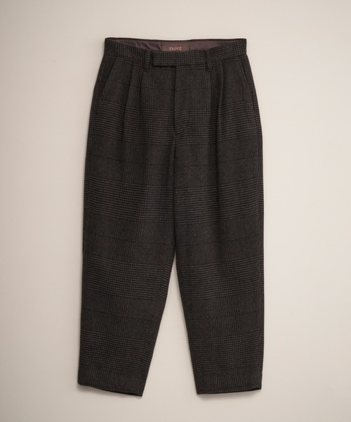 And A(アンドエー)の「TROVE トローブ / SKYE TROUSER スカイ ワイドトラウザータックパンツ セットアップ / 65PAN01(スラックス・メンズ・グレイッシュベージュ/ブラウン系その他・3/2/1)」の3枚目の写真