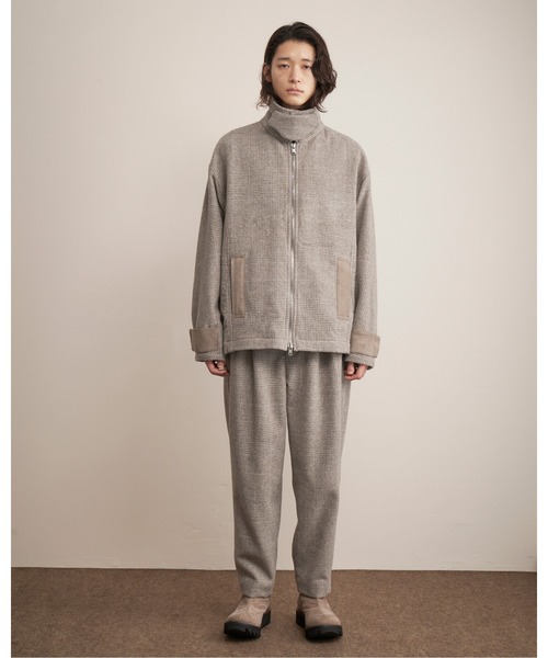 And A(アンドエー)の「TROVE トローブ / SKYE TROUSER スカイ ワイドトラウザータックパンツ セットアップ / 65PAN01(スラックス・メンズ・グレイッシュベージュ/ブラウン系その他・3/2/1)」の11枚目の写真