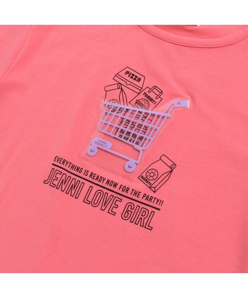 JENNI love（ジェニィラブ）の「袖あきカートモチーフTシャツ（Tシャツ/カットソー・キッズ・ブラック/ピンク/ミント・130cm/140cm/150cm/160cm）」の15枚目の写真