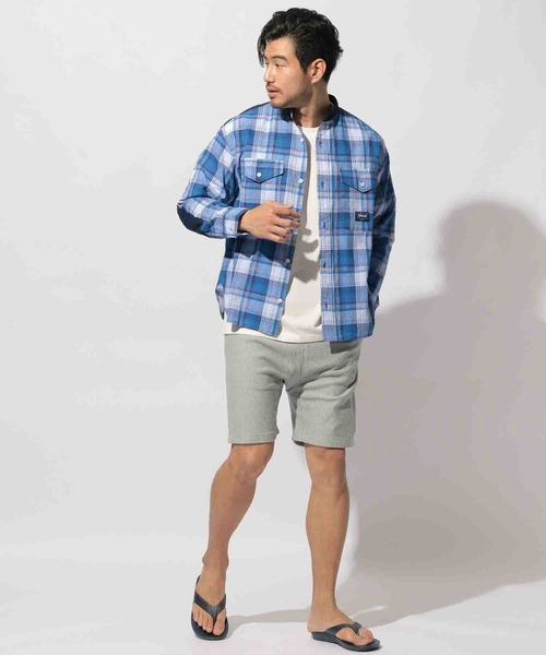 NANGA（ナンガ）の「【NANGA Mt. & Sea】チェックシャツ（シャツ/ブラウス・メンズ・ベージュ/オレンジ/ブルー・MEDIUM/LARGE）」の11枚目の写真