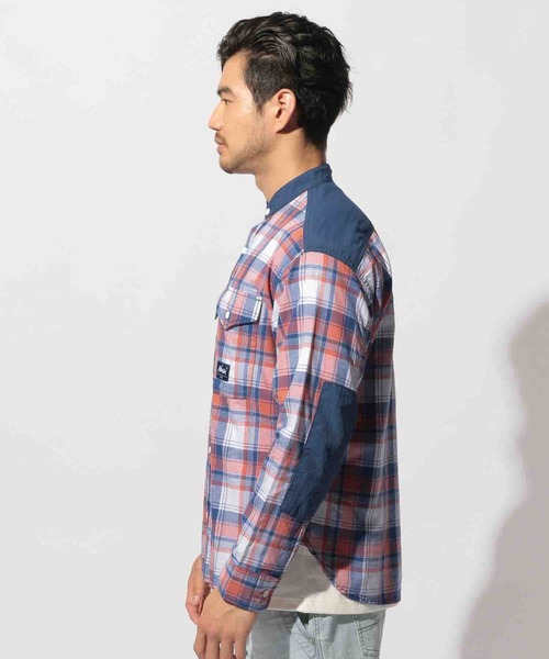 NANGA（ナンガ）の「【NANGA Mt. & Sea】チェックシャツ（シャツ/ブラウス・メンズ・ベージュ/オレンジ/ブルー・MEDIUM/LARGE）」の15枚目の写真