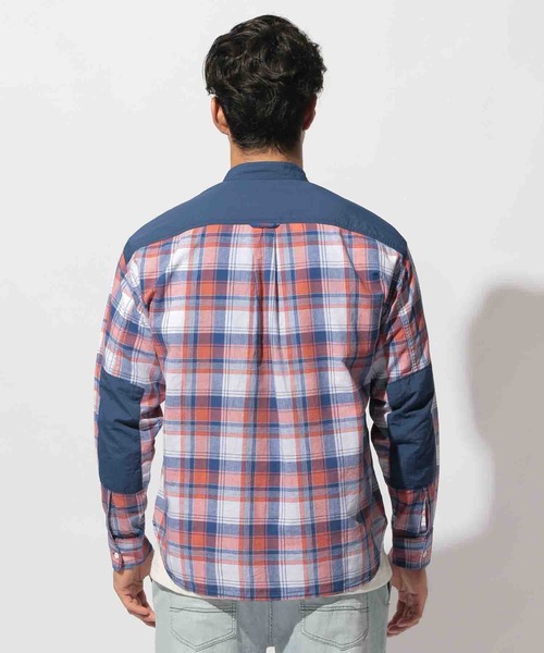 NANGA（ナンガ）の「【NANGA Mt. & Sea】チェックシャツ（シャツ/ブラウス・メンズ・ベージュ/オレンジ/ブルー・MEDIUM/LARGE）」の16枚目の写真