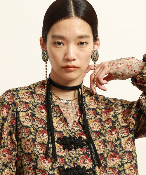 Ray BEAMS(レイビームス)の「FUMIE=TANAKA × Ray BEAMS / 別注 フラワー パーツ ネックレス(ネックレス・レディース・シルバー/ゴールド・ONE SIZE)」の3枚目の写真