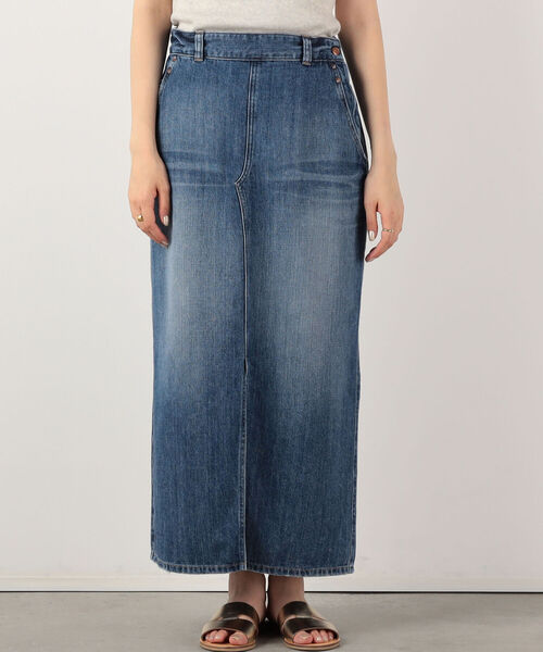 NOLLEY’S（ノーリーズ）の「【RED CARD/レッドカード】Smile デニムスカート（デニムスカート・レディース・インディゴブルー・1/2）」の5枚目の写真