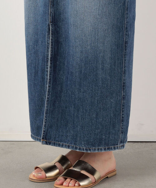 NOLLEY’S（ノーリーズ）の「【RED CARD/レッドカード】Smile デニムスカート（デニムスカート・レディース・インディゴブルー・1/2）」の2枚目の写真