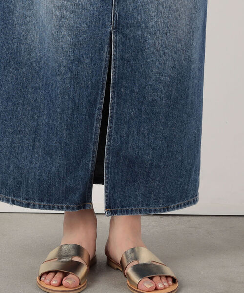 NOLLEY’S（ノーリーズ）の「【RED CARD/レッドカード】Smile デニムスカート（デニムスカート・レディース・インディゴブルー・1/2）」の6枚目の写真