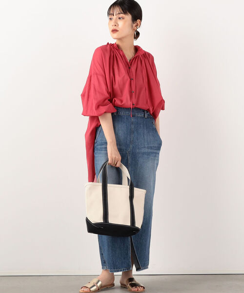 NOLLEY’S（ノーリーズ）の「【RED CARD/レッドカード】Smile デニムスカート（デニムスカート・レディース・インディゴブルー・1/2）」の9枚目の写真