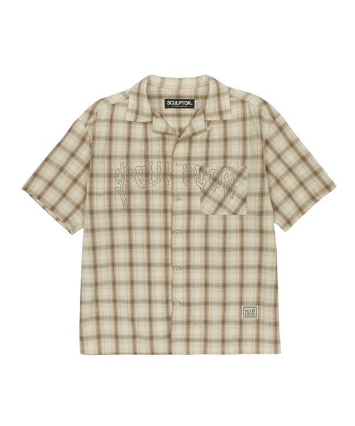 SCULPTOR（スカルプター）の「GRUNGE OMBRE CHECK SHIRT