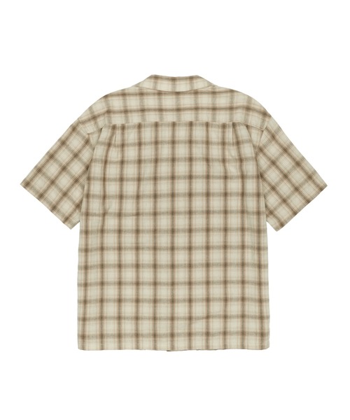 【超人気デザイン】ステューシー　オンブレチェック　グランジ　ジップアップシャツ stussy オンブレチェック ジップアップ シャツ ジャケット