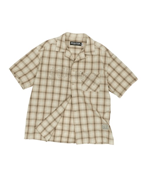 SCULPTOR（スカルプター）の「GRUNGE OMBRE CHECK SHIRT