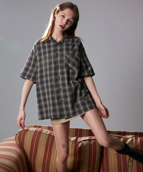 SCULPTOR（スカルプター）の「GRUNGE OMBRE CHECK SHIRT