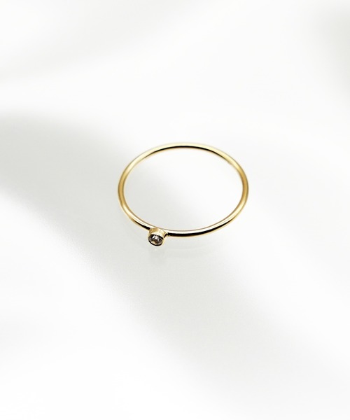 ISOLATION（アイソレーション）の「【ISOLATION / アイソレーション】14KGF CZ Ring / ゴールドフィルド キュービックジルコニアリング（リング・レディース・ゴールド・#9/#11/#13）」の14枚目の写真
