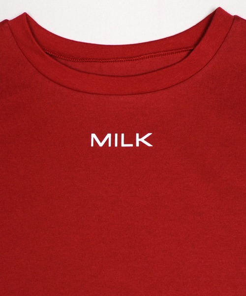 MILK(ミルク)の「ロゴ&ハート T(Tシャツ/カットソー・レディース・A/B/C・FREE)」の4枚目の写真