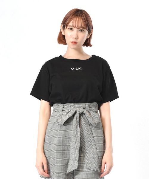 MILK(ミルク)の「ロゴ&ハート T(Tシャツ/カットソー・レディース・A/B/C・FREE)」の8枚目の写真