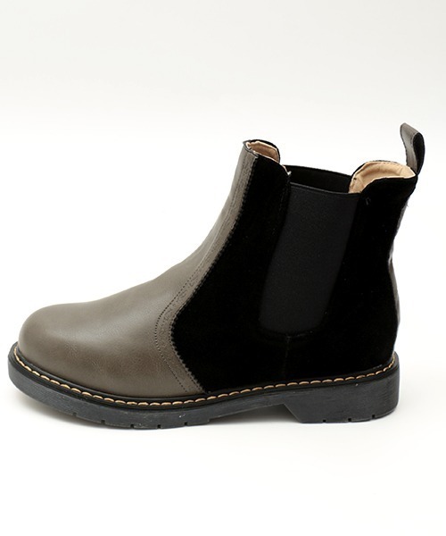 チチカカ(チチカカ)の「サイドゴアショートブーツ(ブーツ・レディース・ブラウン/グレー・MEDIUM/LARGE)」の13枚目の写真