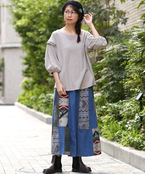 チチカカ(チチカカ)の「サイドゴアショートブーツ(ブーツ・レディース・ブラウン/グレー・MEDIUM/LARGE)」の5枚目の写真