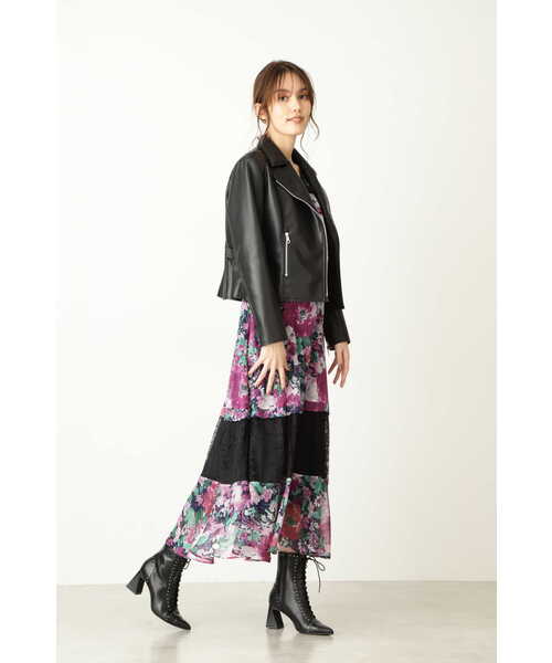 JILL STUART（ジルスチュアート）の「◆エディスライダースジャケットブルゾン（ライダースジャケット・レディース・ブラック/ブラウン・SMALL/MEDIUM）」の22枚目の写真