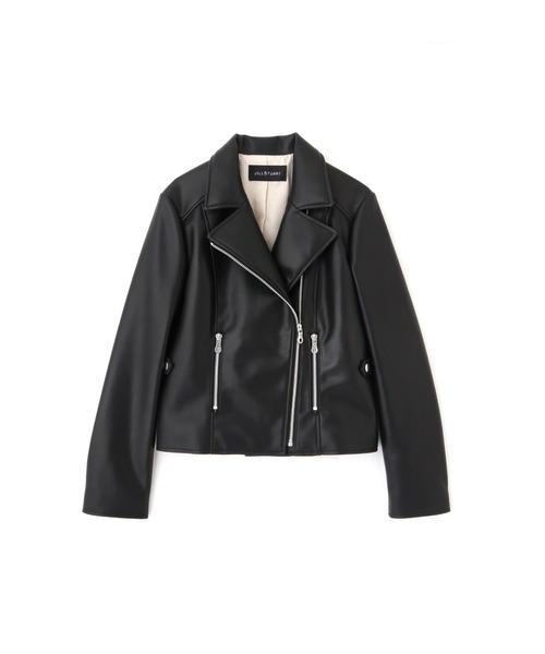 JILL STUART（ジルスチュアート）の「◆エディスライダースジャケットブルゾン（ライダースジャケット・レディース・ブラック/ブラウン・SMALL/MEDIUM）」の8枚目の写真