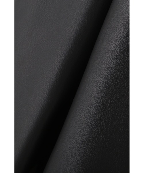 JILL STUART（ジルスチュアート）の「◆エディスライダースジャケットブルゾン（ライダースジャケット・レディース・ブラック/ブラウン・SMALL/MEDIUM）」の4枚目の写真