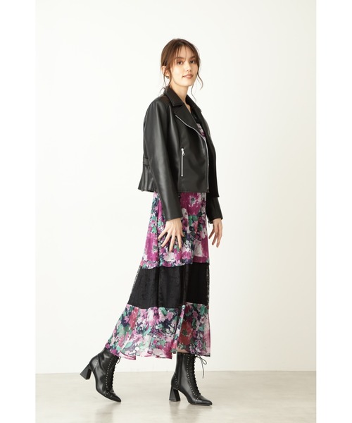 JILL STUART（ジルスチュアート）の「◆エディスライダースジャケットブルゾン（ライダースジャケット・レディース・ブラック/ブラウン・SMALL/MEDIUM）」の11枚目の写真