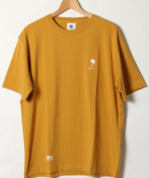 ALWAYS GOOD TIME(オルウェイズグッドタイム)の「【QUE/キュー】USAコットン ワンポイントロゴTシャツ(Tシャツ/カットソー・メンズ・ホワイト/ブラック/ネイビー/グレー/サックスブルー/ピンク/サーモンピンク/オレンジ/レモンイエロー/イエロー系その他/ブルー/ラベンダー・L/XL/M)」の9枚目の写真