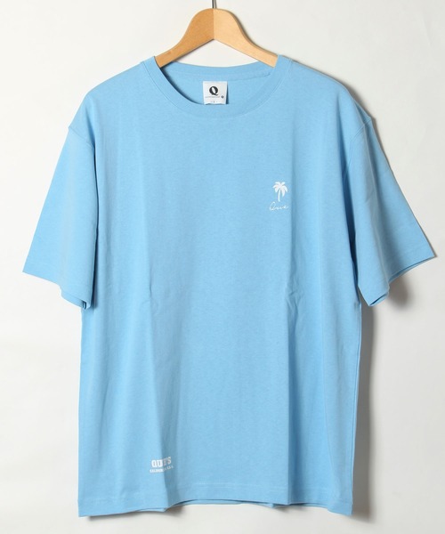 ALWAYS GOOD TIME(オルウェイズグッドタイム)の「【QUE/キュー】USAコットン ワンポイントロゴTシャツ(Tシャツ/カットソー・メンズ・ホワイト/ブラック/ネイビー/グレー/サックスブルー/ピンク/サーモンピンク/オレンジ/レモンイエロー/イエロー系その他/ブルー/ラベンダー・L/XL/M)」の6枚目の写真