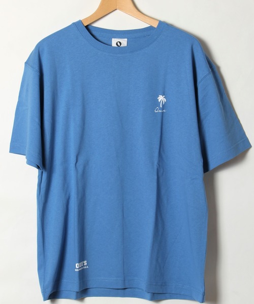 ALWAYS GOOD TIME(オルウェイズグッドタイム)の「【QUE/キュー】USAコットン ワンポイントロゴTシャツ(Tシャツ/カットソー・メンズ・ホワイト/ブラック/ネイビー/グレー/サックスブルー/ピンク/サーモンピンク/オレンジ/レモンイエロー/イエロー系その他/ブルー/ラベンダー・L/XL/M)」の7枚目の写真