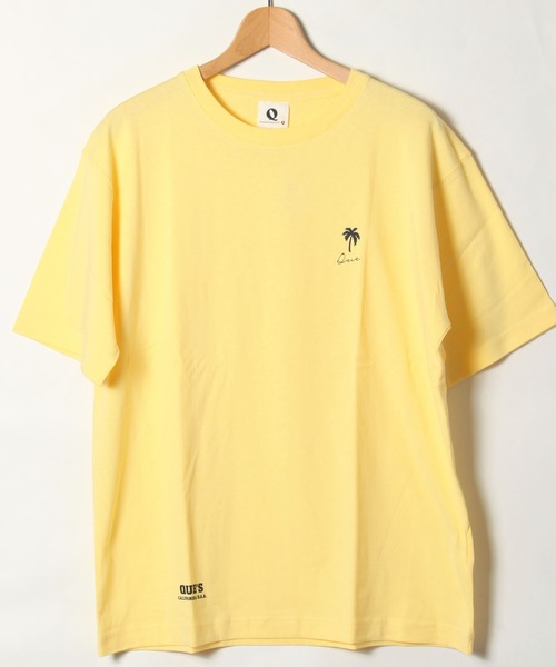 ALWAYS GOOD TIME(オルウェイズグッドタイム)の「【QUE/キュー】USAコットン ワンポイントロゴTシャツ(Tシャツ/カットソー・メンズ・ホワイト/ブラック/ネイビー/グレー/サックスブルー/ピンク/サーモンピンク/オレンジ/レモンイエロー/イエロー系その他/ブルー/ラベンダー・L/XL/M)」の10枚目の写真