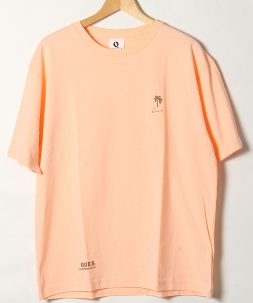 ALWAYS GOOD TIME(オルウェイズグッドタイム)の「【QUE/キュー】USAコットン ワンポイントロゴTシャツ(Tシャツ/カットソー・メンズ・ホワイト/ブラック/ネイビー/グレー/サックスブルー/ピンク/サーモンピンク/オレンジ/レモンイエロー/イエロー系その他/ブルー/ラベンダー・L/XL/M)」の12枚目の写真