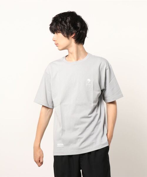 ALWAYS GOOD TIME(オルウェイズグッドタイム)の「【QUE/キュー】USAコットン ワンポイントロゴTシャツ(Tシャツ/カットソー・メンズ・ホワイト/ブラック/ネイビー/グレー/サックスブルー/ピンク/サーモンピンク/オレンジ/レモンイエロー/イエロー系その他/ブルー/ラベンダー・L/XL/M)」の20枚目の写真