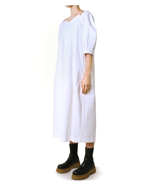 LE CIEL BLEU（ルシェルブルー）の「Heart Neck Cocoon Dress
