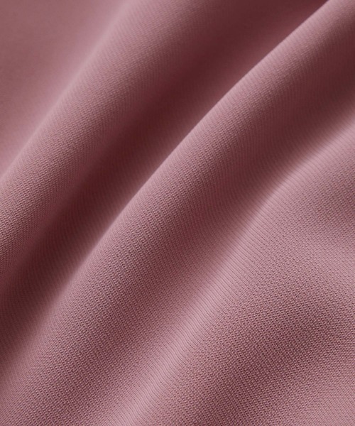 VIS（ビス）の「【選べる着丈】【洗える】【セットアップ対応】シワになりにくい美人丈、ノーカラージャケット（ノーカラージャケット・レディース・ブラック/ベージュ/ダークラベンダー・TM/TS/S/M）」の6枚目の写真